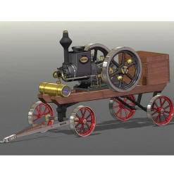 Custom Steering Cart for RETROL HM-01 Hit and Miss Engine Model