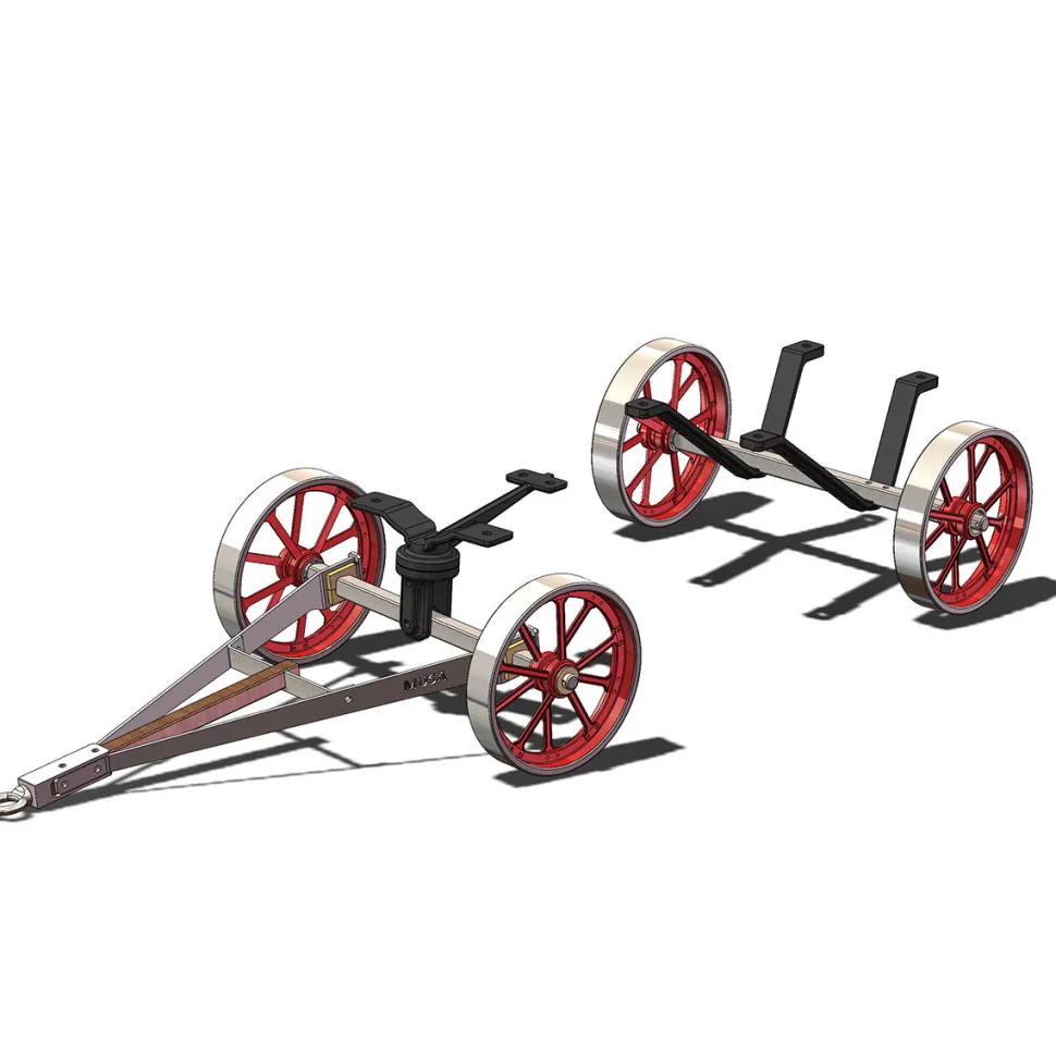 Custom Steering Cart for RETROL HM-01 Hit and Miss Engine Model