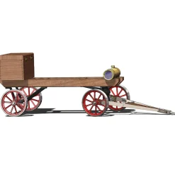 Custom Steering Cart for RETROL HM-01 Hit and Miss Engine Model
