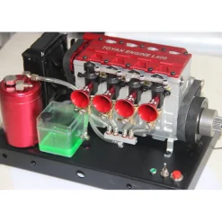 Custom 4-Way All-metal Oil Distributor Fuel by-pass Regulator for TOYAN FS-L400 14cc Inline 4 Cylinder Four-stroke Water-cooled Nitro Engine Model