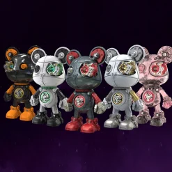 Cyborg Violence Bear 3D Metal Puzzle Model Building Kit High End Desktop Toy