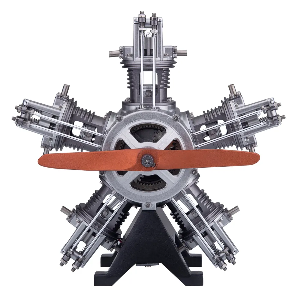 5 Cylinder Radial Engine Model Kit that Works - Build Your Own Radial Engine - TECHING 1: 6 Full Metal Radial Engine Model Kit 230+Pcs