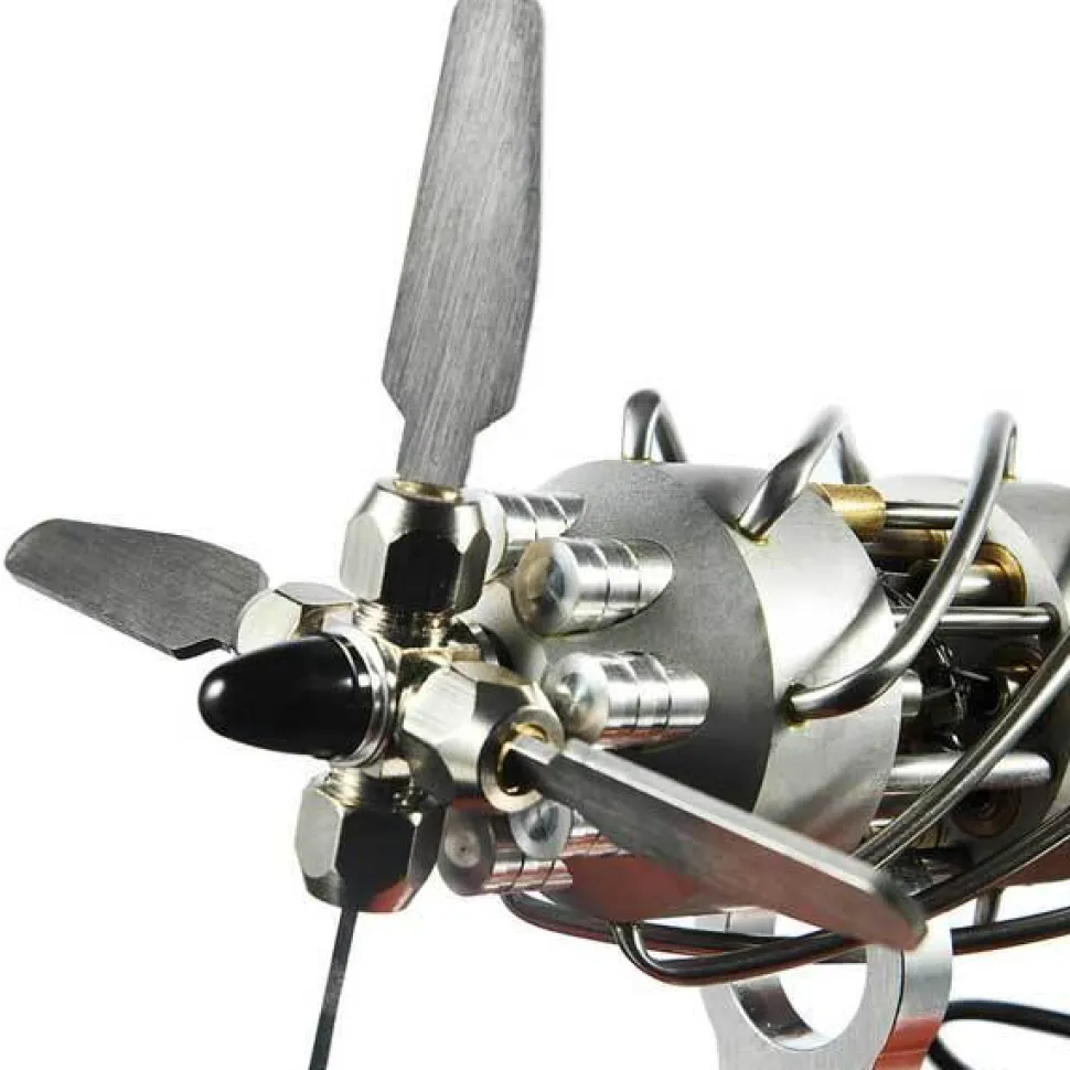 16 Cylinder Stirling Engine Double Tank Gas Powered Motor Stirling Engine Model Toy