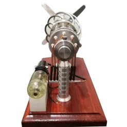 16 Cylinder Stirling Engine Model Kit Collection Gift for Engineer - Enginediy