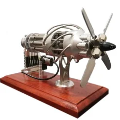 16 Cylinder Stirling Engine Model Kit Collection Gift for Engineer - Enginediy