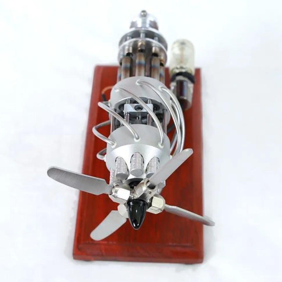 16 Cylinder Stirling Engine Model Kit Collection Gift for Engineer - Enginediy