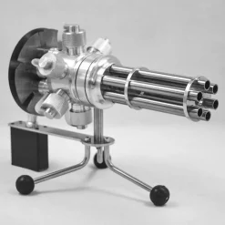 6 Cylinder Stirling Engine Novel Gatling Blaster Design Engine Motor Model - Enginediy