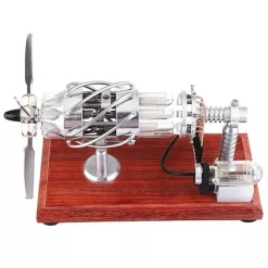 16 Cylinder Stirling Engine with Quartz Tube Collection Gift for Engineer-Upgrade