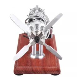 16 Cylinder Stirling Engine with Quartz Tube Collection Gift for Engineer-Upgrade