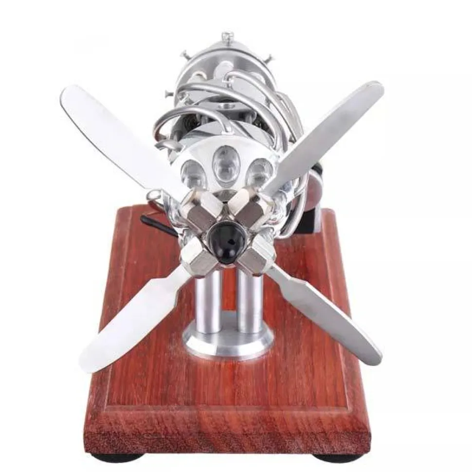 16 Cylinder Stirling Engine with Quartz Tube Collection Gift for Engineer-Upgrade