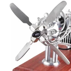 16 Cylinder Stirling Engine with Quartz Tube Collection Gift for Engineer-Upgrade