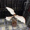 Da Vinci Ornithopter with Kinetic Flapping Wing 3D Model DIY Kits 243PCS