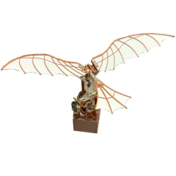 Da Vinci Ornithopter with Kinetic Flapping Wing 3D Model DIY Kits 243PCS