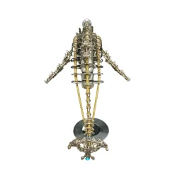 3D DIY Mechanical Dolphin Steampunk Metal Assembly Model Bionic Oceanic Creature Creative Desk Ornament