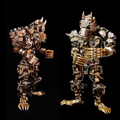 3D DIY Metal Assembly Werewolf Model Hyperrealistic Toy Set