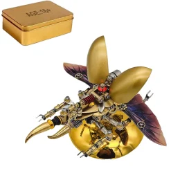 3D DIY Steampunk Hercules Beetle Insects Metal Assembly Model Kits Creative Ornament