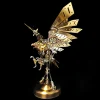 3D DIY Steampunk Metal Mechanical Eagle Model Kit, Creative Trendy Display - 650PCS