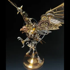 3D DIY Steampunk Metal Mechanical Eagle Model Kit, Creative Trendy Display - 650PCS