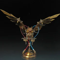 3D DIY Steampunk Metal Mechanical Eagle Model Kit, Creative Trendy Display - 650PCS