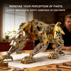 3D Full-Metal Mechanical Leopard Model Kit