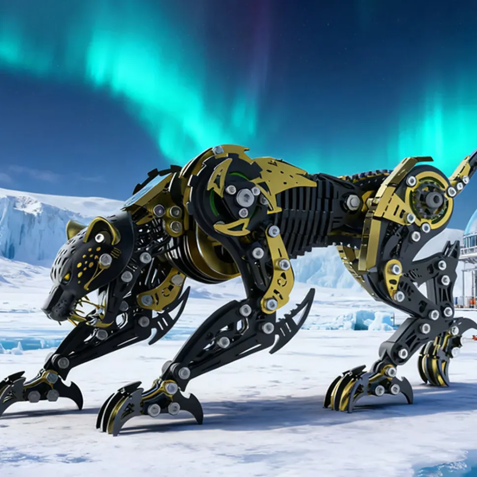 3D Full-Metal Mechanical Leopard Model Kit