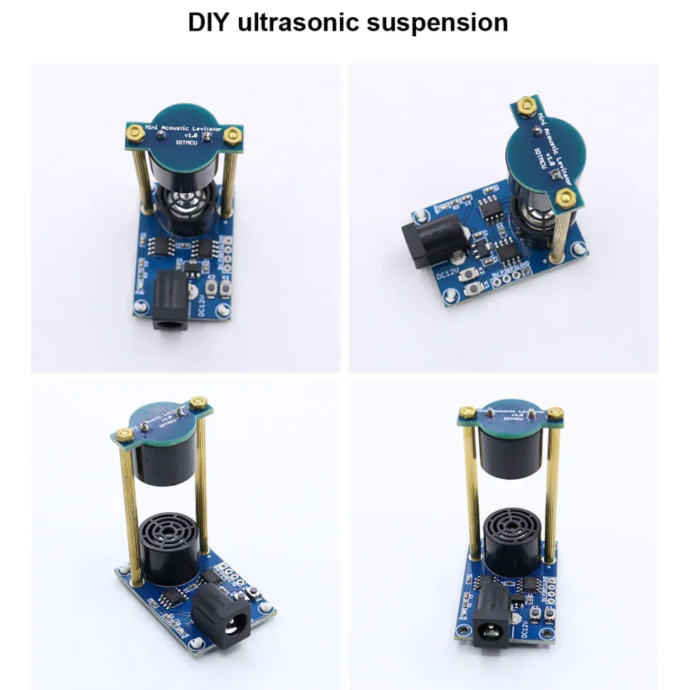 DIY Acoustic Levitation Electronics Makes Learning Kits for Science and Small Experimental Standing Waves