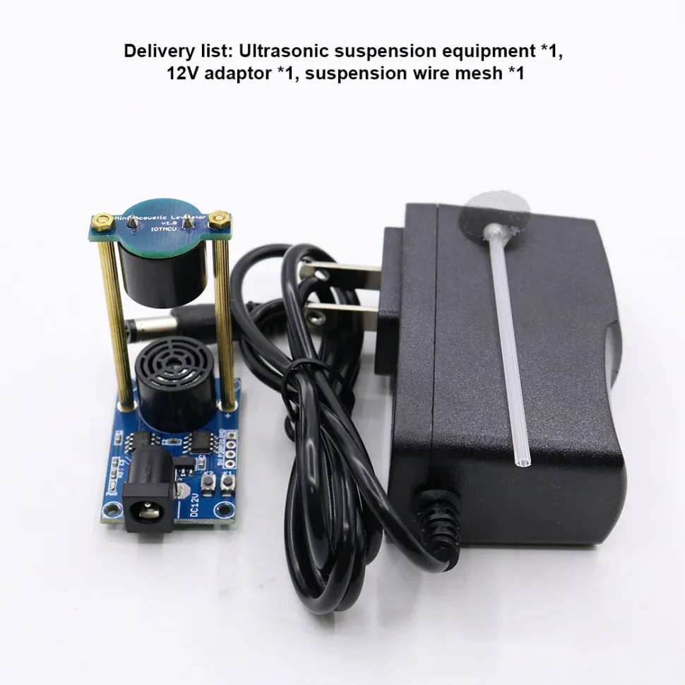 DIY Acoustic Levitation Electronics Makes Learning Kits for Science and Small Experimental Standing Waves