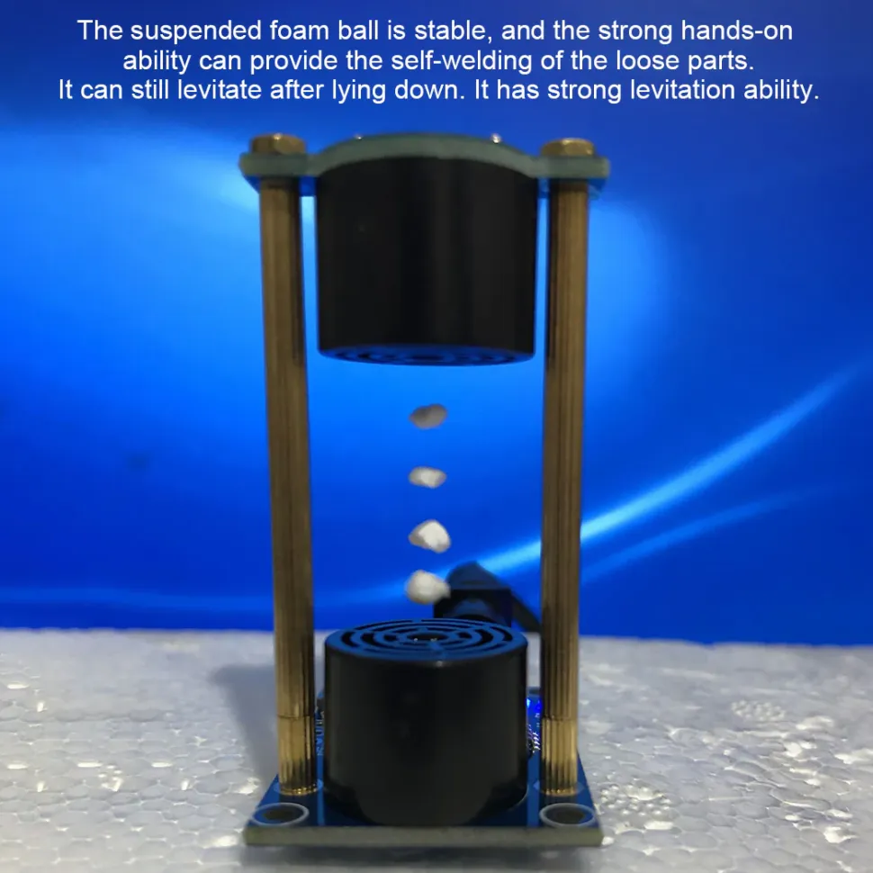 DIY Acoustic Levitation Electronics Makes Learning Kits for Science and Small Experimental Standing Waves