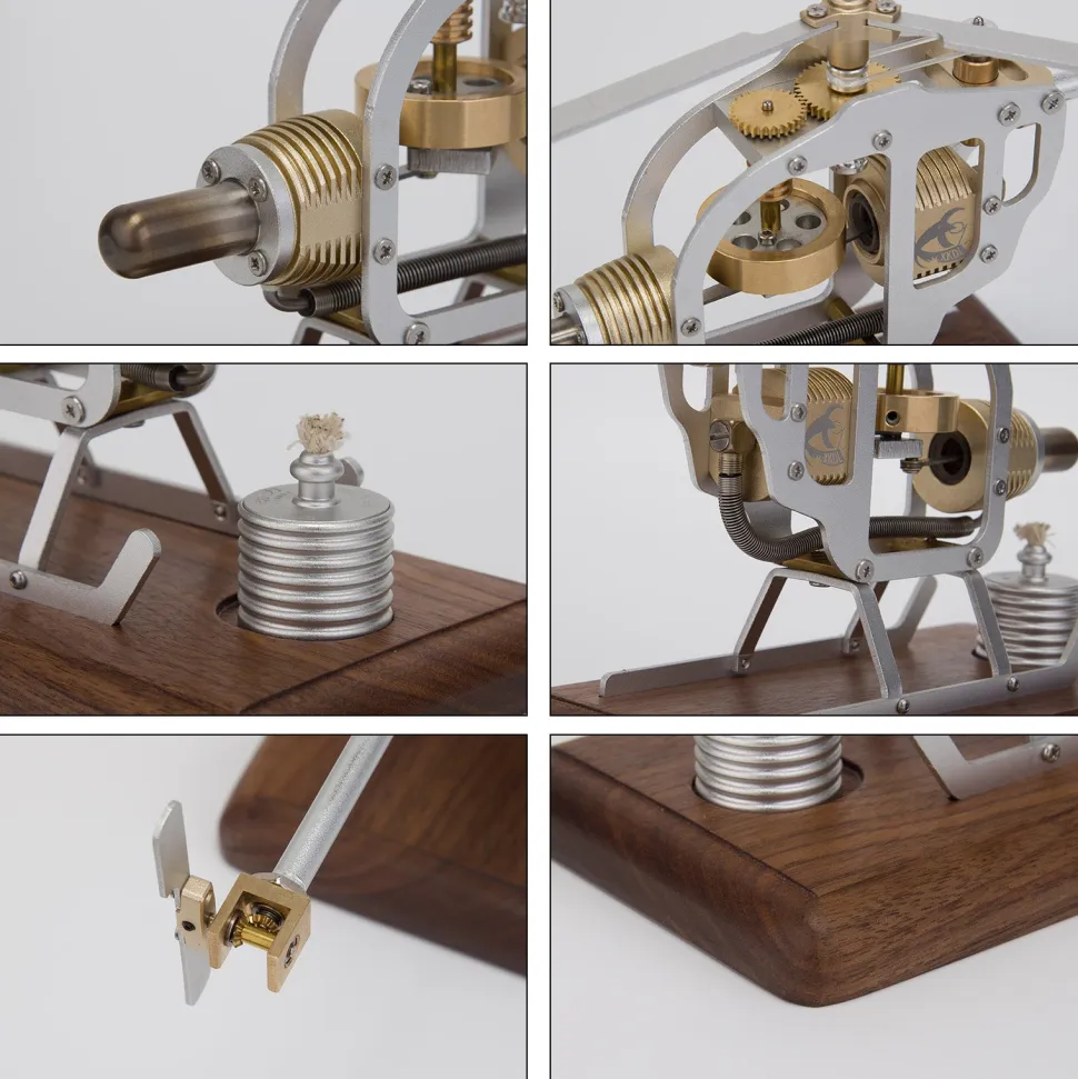 DIY Helicopter Model Kit Parts Working Hot Air Stirling Engine Kit-Stirling Engine Model That Works