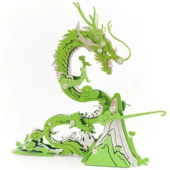 DIY Mechanical Chinese Dragon Metal Assembly Toy Creative Ornament to Build-92 Pieces