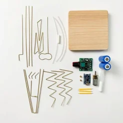DIY Metal Industrial-Style Windmill Lamp Model Kit - Rotatable Creative Desktop Lamp