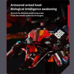 3D Mechanical Bionic Beetle Assembly Model Kit with LED Lighting Eight-Cylinder Engine