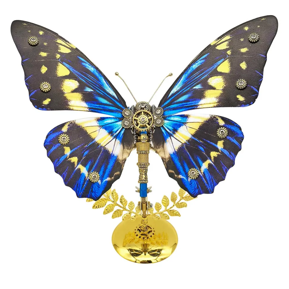 3D Mechanical Butterfly Assembly Model Kit for Art Collectors