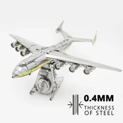 3D Metal AN-225 MRIYA Aircraft Model Kit, Collectible Desktop Display for Aviation Lovers-270PCS