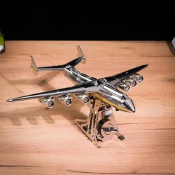 3D Metal AN-225 MRIYA Aircraft Model Kit, Collectible Desktop Display for Aviation Lovers-270PCS
