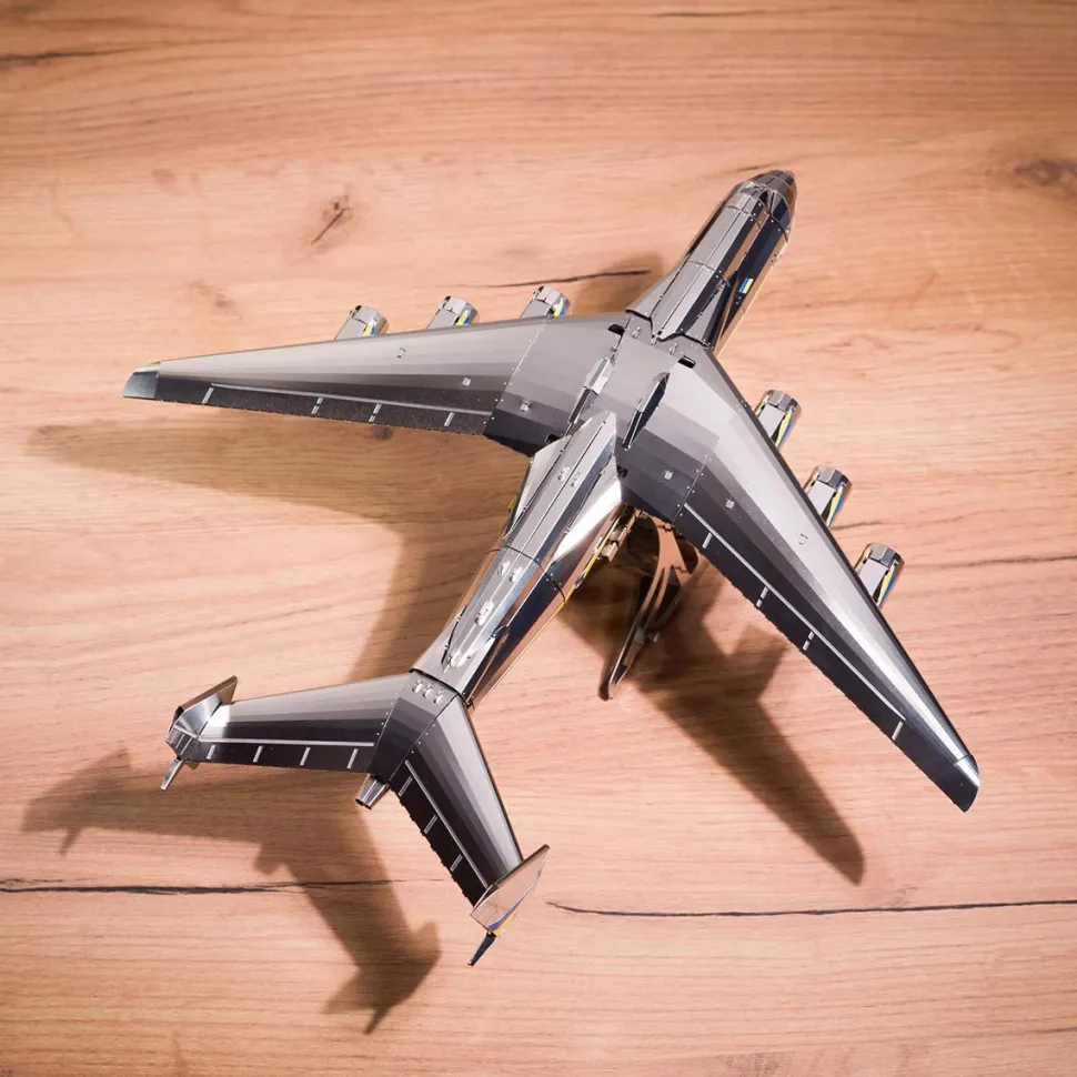 3D Metal AN-225 MRIYA Aircraft Model Kit, Collectible Desktop Display for Aviation Lovers-270PCS
