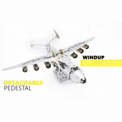 3D Metal AN-225 MRIYA Aircraft Model Kit, Collectible Desktop Display for Aviation Lovers-267PCS