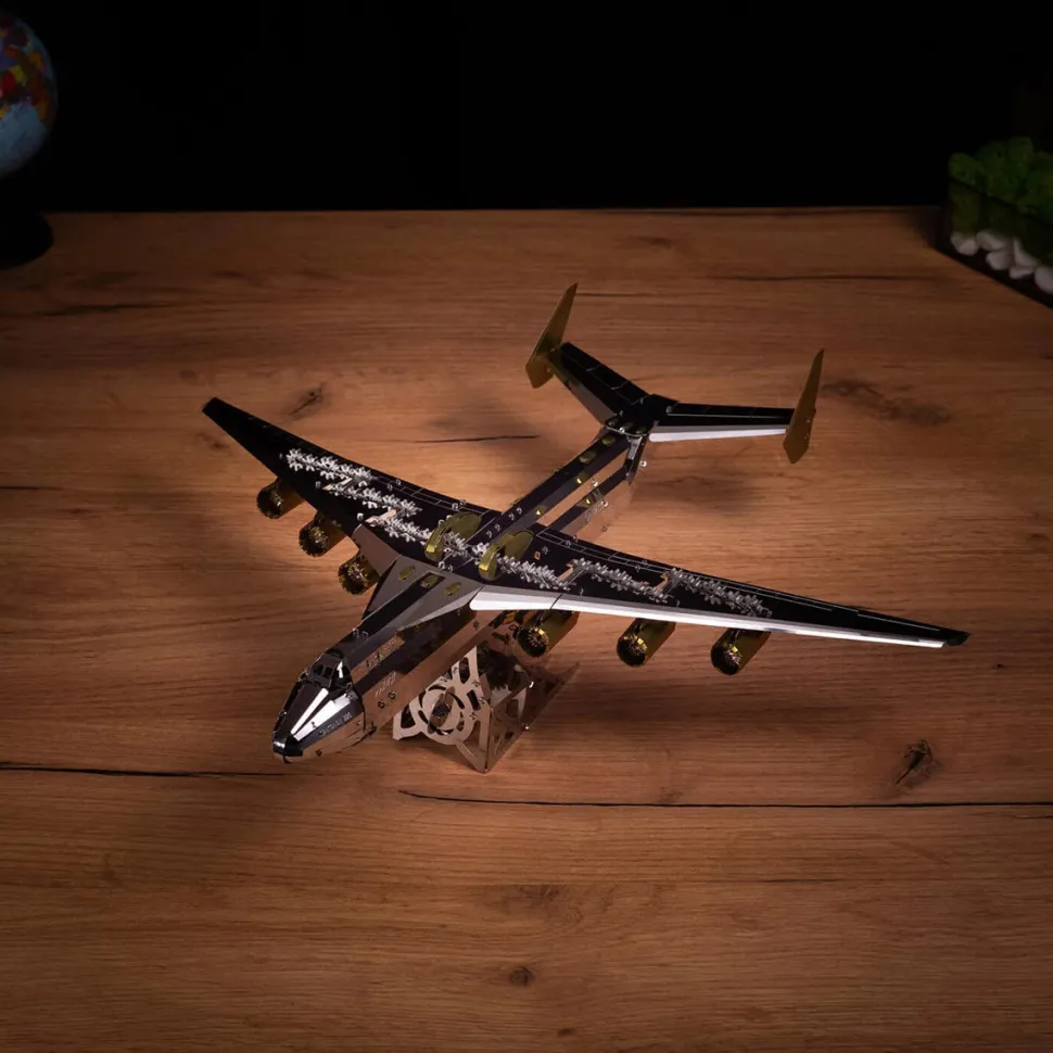 3D Metal AN-225 MRIYA Aircraft Model Kit, Collectible Desktop Display for Aviation Lovers-267PCS