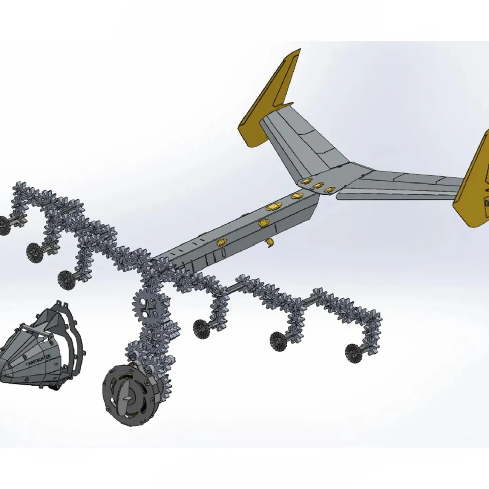 3D Metal AN-225 MRIYA Aircraft Model Kit, Collectible Desktop Display for Aviation Lovers-267PCS