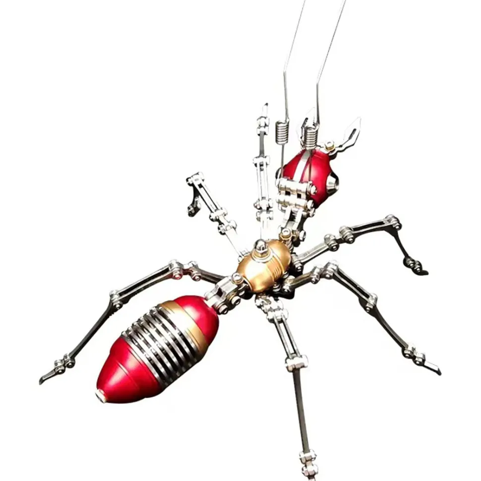 3D Metal Ant Model Kits, DIY Metal Puzzle, Assemble Model Jigsaw Kits-100 PCS