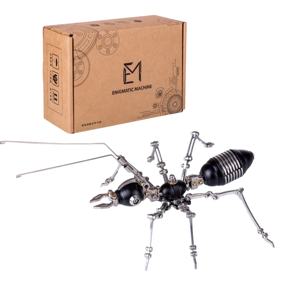 3D Metal Ant Model Kits, DIY Metal Puzzle, Assemble Model Jigsaw Kits-100 PCS
