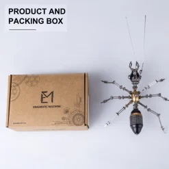 3D Metal Ant Model Kits, DIY Metal Puzzle, Assemble Model Jigsaw Kits-100 PCS