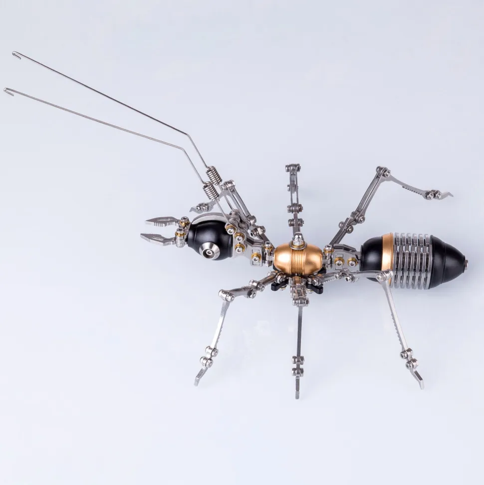 3D Metal Ant Model Kits, DIY Metal Puzzle, Assemble Model Jigsaw Kits-100 PCS