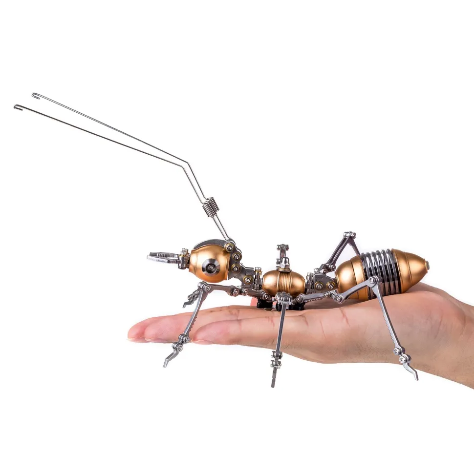 3D Metal Ant Model Kits, DIY Metal Puzzle, Assemble Model Jigsaw Kits-100 PCS