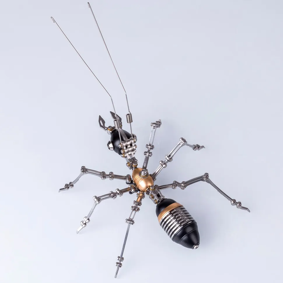 3D Metal Ant Model Kits, DIY Metal Puzzle, Assemble Model Jigsaw Kits-100 PCS