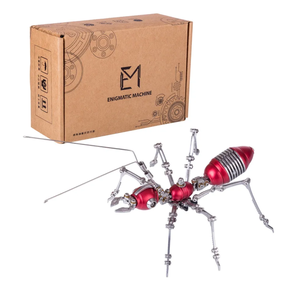 3D Metal Ant Model Kits, DIY Metal Puzzle, Assemble Model Jigsaw Kits-100 PCS