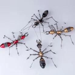 3D Metal Ant Model Kits, DIY Metal Puzzle, Assemble Model Jigsaw Kits-100 PCS