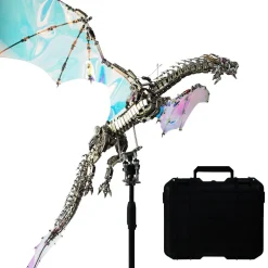 3D Metal Bloodthirsty Aurora Dragon Assembly Model Kit