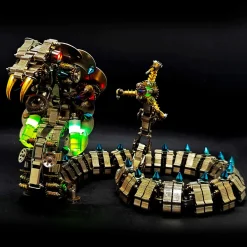 3D Metal DIY Mechanical Cobra Snake Model Realistic Mechanical Kit Creative Gift 1000PCS+