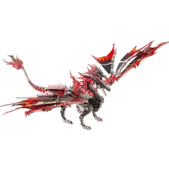 3D Metal DIY Mechanical Fire-Breathing Dragon Model Kit, Creative Trendy Display-200+PCS